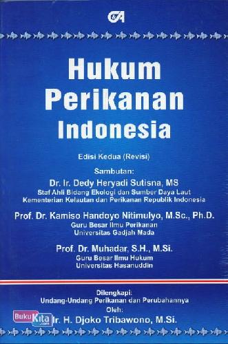 Cover Buku Hukum Perikanan Indonesia Edisi Kedua