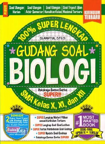 Cover Buku Sma Kl 10-12 100% Super Lengkap Gudang Soal Biologi