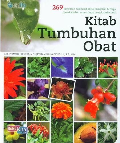 Cover Buku Kitab Tumbuhan Obat : 269 Tumbuhan Berkhasiat