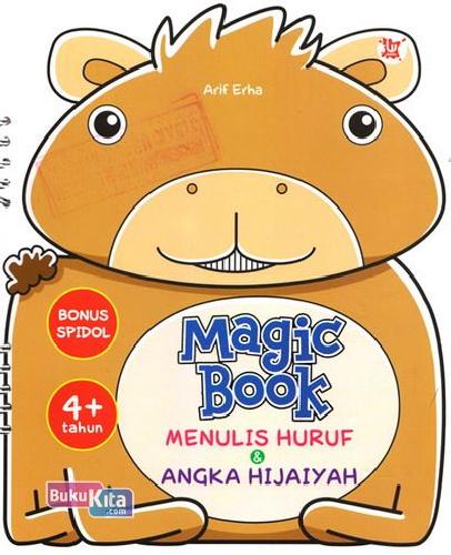 Cover Buku Magic Book Menulis Huruf&Angka Hijaiyah 4+Thn Bonus Spidol