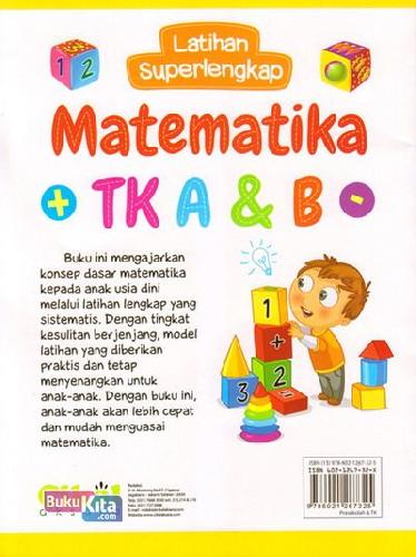 Cover Belakang Buku Latihan Superlengkap Matematika TK A B