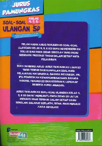 Cover Belakang Buku Jurus Pamungkas Soal-Soal Sd Kls 4,5,6