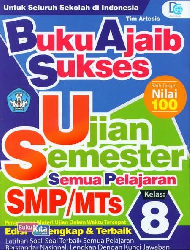 Cover Buku Smp/Mts Kl 8 Buku Ajaib Sukses Ujian Semester Semua Pelajaran