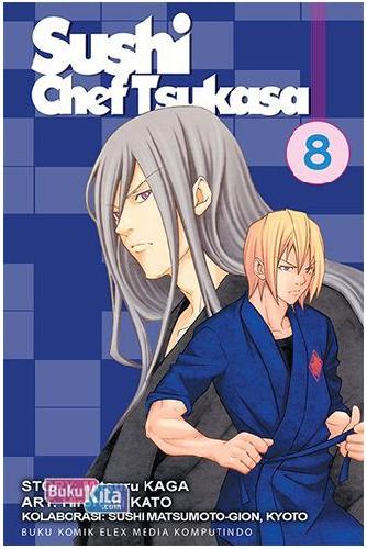 Cover Buku Sushi Chef Tsukasa 08