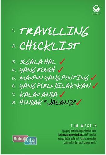 Cover Buku Traveling Checklist