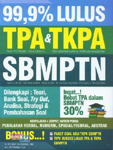 Cover Buku 99,9% Lulus Tpa&Tkpa Sbmptn