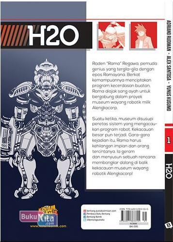 Cover Belakang Buku Komik H20 #1