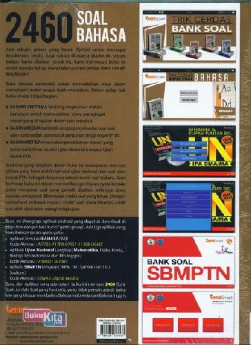 Cover Belakang Buku Trik Cerdas Bank Soal Bhs Indonesia & inggris SMA 10-11-12