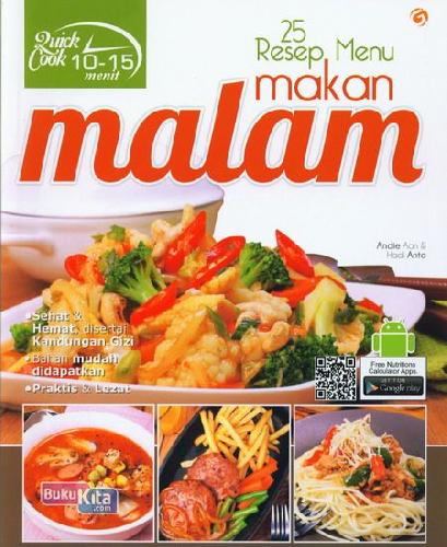 Cover Buku Quick Cook 25 Resep Makanan Malam