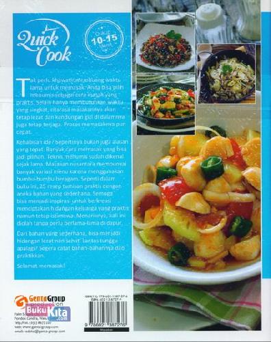 Cover Belakang Buku Quick Cook 25 Resep Serba Tumisan