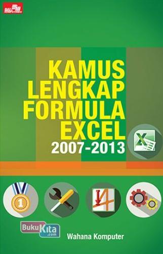 Cover Buku Kamus Lengkap Formula Excel 2007-2013