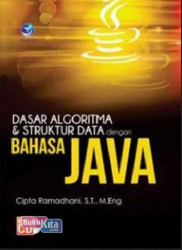 Cover Buku Dasar Algoritma&Struktur Data Dengan Bahasa Java+Cd