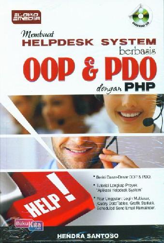 Cover Buku Membuat Helpdesk System Berbasis Oop&Pdo Dengan Php