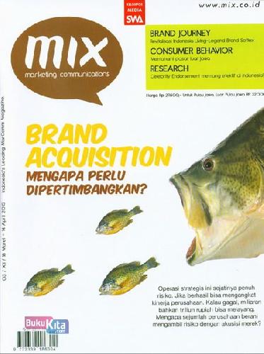 Cover Buku Majalah MIX Marketing Communications Edisi 03 | 18 Maret - 14 April 2015