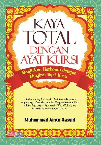 Cover Buku Kaya Total Dengan Ayat Kursi