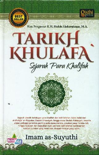 Cover Buku Tarikh Khulafa : Sejarah Para Khalifah