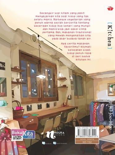 Cover Belakang Buku Kitchen 2: Tempat Semua Kisah Lezat Dimulai