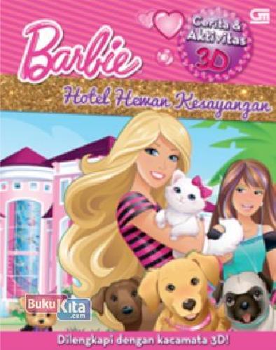 Cover Buku Barbie: Hotel Hewan Kesayangan+Kacamata 3D