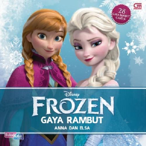 Cover Buku Frozen: Gaya Rambut Anna & Elsa