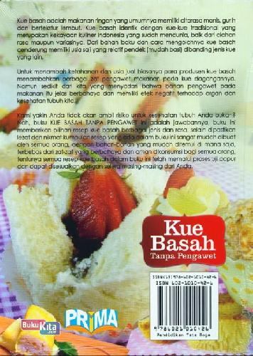 Cover Belakang Buku Kue Basah Tanpa Pengawet (Full Color)