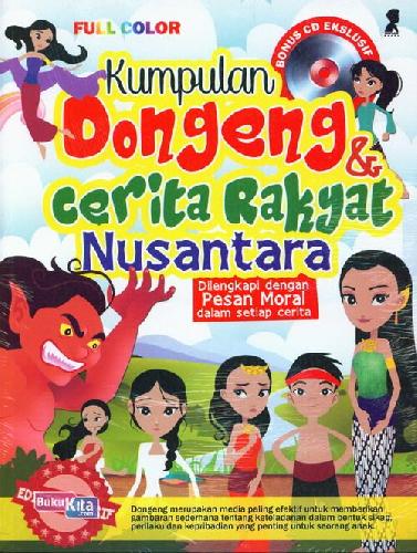 Cover Buku Kumpulan Dongeng dan Cerita Rakyat Nusantara + Cd