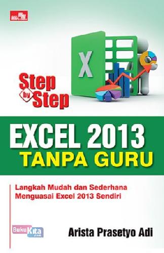 Cover Buku Step By Step Excel 2013 Tanpa Guru