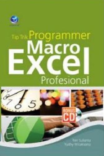 Cover Buku Tip Trik Programmer Macro Excel Profesional + CD