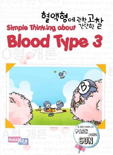 Cover Buku Simple Thinking About Blood Type 3