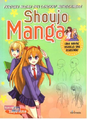 Cover Buku Panduan Mudah dan Lengkap Menggambar Shoujo Manga