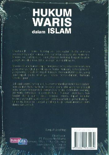 Cover Belakang Buku Hukum Waris Dalam Islam: Dilengkapi Contoh Kasus