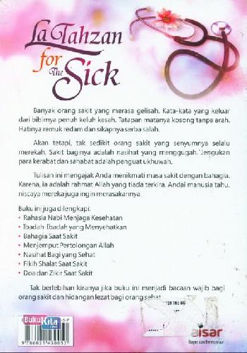 Cover Belakang Buku La Tahzan For The Sick