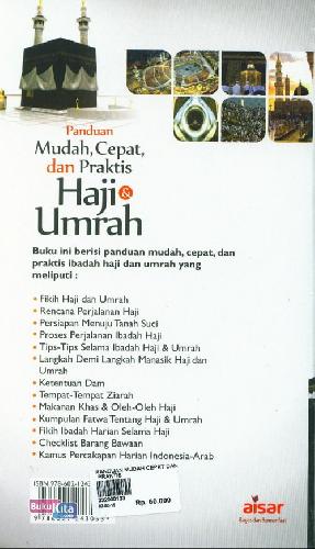Cover Belakang Buku Panduan Mudah Cepat dan Praktis Haji & Umrah