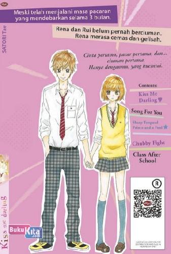 Cover Belakang Buku Kiss Me Darling