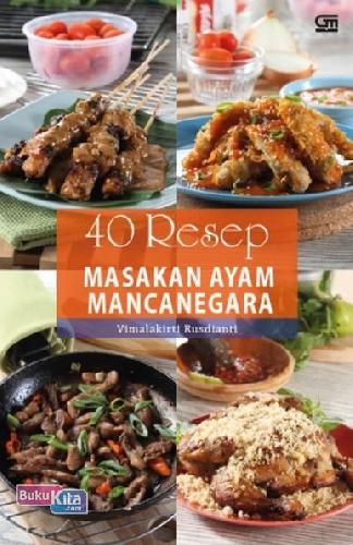 Cover Buku 40 Resep Masakan Ayam Mancanegara