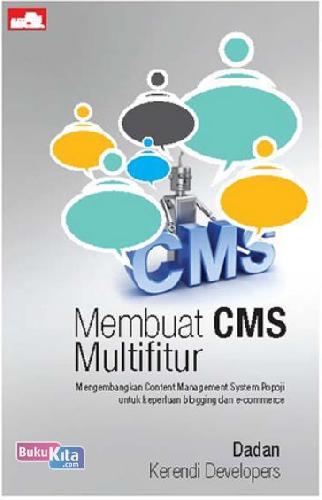 Cover Buku Membuat Cms Multifitur