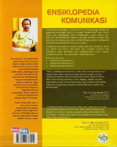 Cover Belakang Buku Ensiklopedia Komunikasi