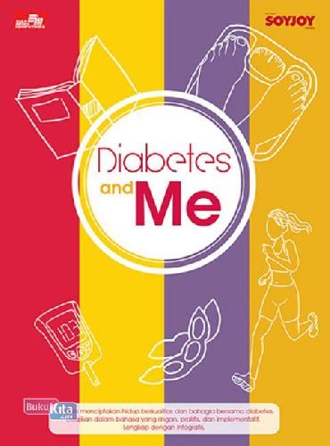 Cover Buku Diabetes And Me + Sisipan Booklet