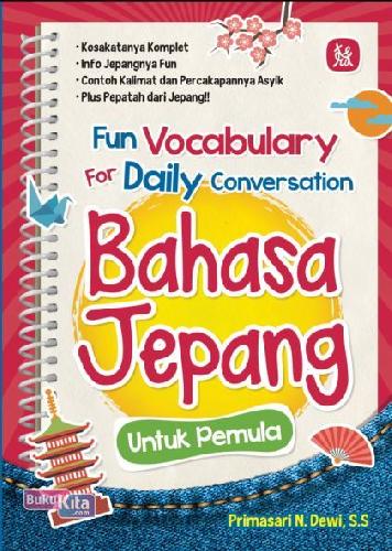 Cover Buku Fun Vocabulary For Daily Conversation Bahasa Jepang
