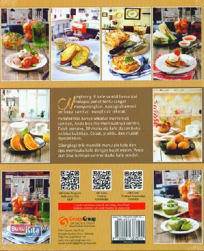 Cover Belakang Buku 30 Camilan Ala Cafe