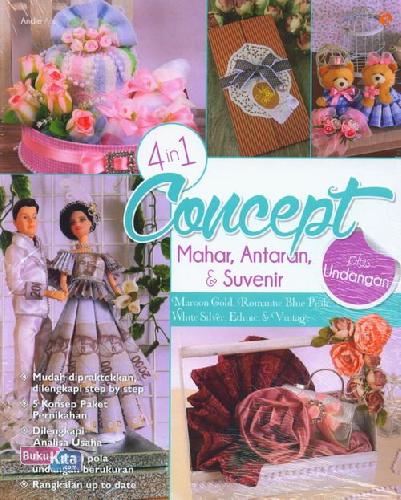 Cover Buku 4 In 1 Concept Mahar, Antaran&Suvenir
