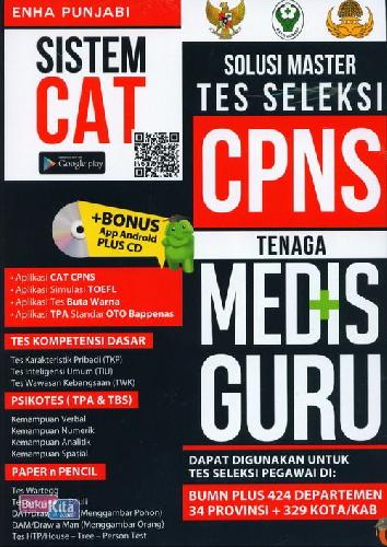 Cover Buku Solusi Master Tes Seleksi CPNS TENAGA MEDIS GURU