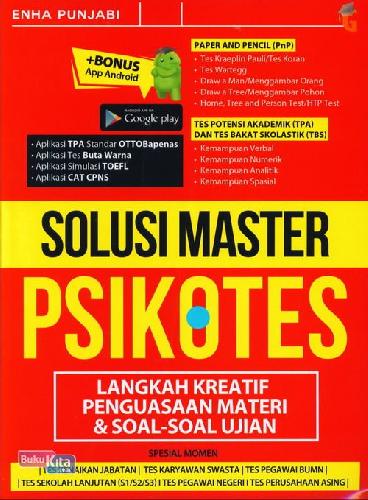 Cover Buku Solusi Master Psikotes 