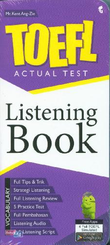 Cover Buku Toefl Actual Test Listening Book