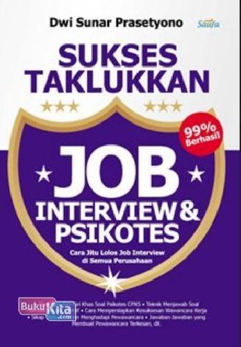 Cover Buku Sukses Taklukkan Job Interview & Psikotes