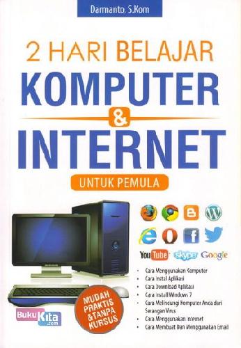 Cover Buku 2 Hari Belajar Komputer&Internet Untuk Pemula