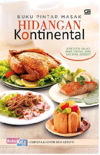 Cover Buku Buku Pintar Masak Hidangan Kontinental