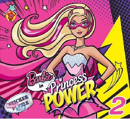 Cover Buku Barbie Sticker Puzzle Princess Power 02