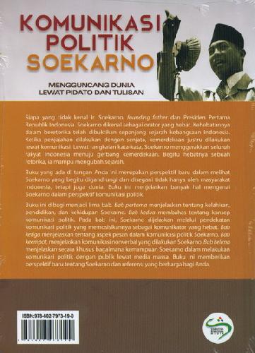 Cover Belakang Buku Komunikasi Politik Soekarno