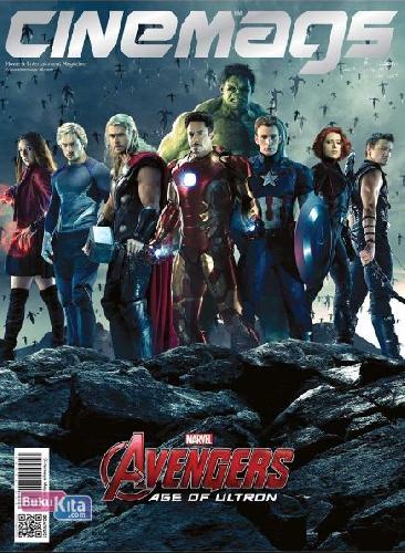 Cover Buku Majalah Cinemags Cover Avengers Age of Ultron | Edisi 190 - Mei 2015