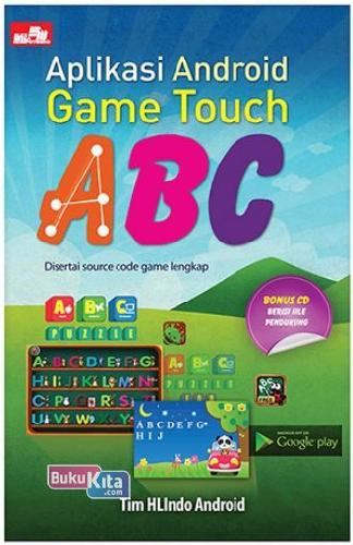 Cover Buku Aplikasi Android Game Touch Abc + Cd